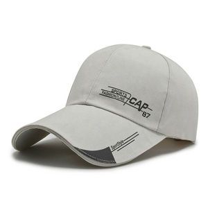 High Quality Unisex <b>Vintage</b> Washed Unstructured Baseball <b>Cap</b> 100% Cotton Hand Embroidery Breathable Waterproof Adjustable Silver - Product Image 1