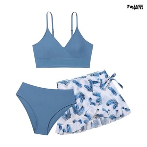 Traje de Baño Bikini para Mujeres Maduras, Conjunto de 3 Piezas Personalizado, Algodón/Fibra de Bambú, Ligero y Transpirable - Product Image 2