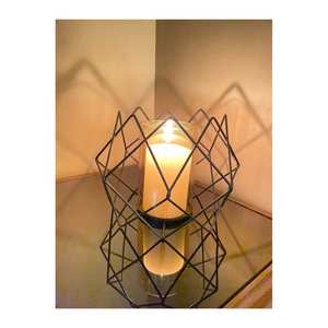 Bougeoirs en verre faits à la main conception personnalisée pots de lanternes d'exportateur indien pour Diwali Halloween décor de mariage qualité votive - Product Image 1