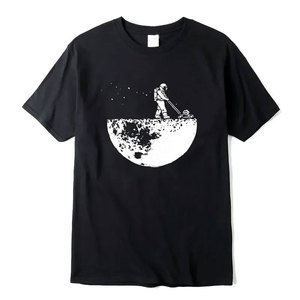 Impreso de lujo de algodón pesado 5 Spandex Camisetas Camiseta de manga corta hombres Streetwear camiseta personalizada camisetas gráficas de gran tamaño - Product Image 1