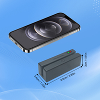 Pembaca Kartu Strip Magnetik Kepala Magnetik Tunggal 3 Jalur USB FUWEI MSR98 Berkualitas Tinggi ISO 7811 ANSI AAMVA CA DMV
