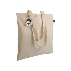 Borsa Tote in Cotone Fairtrade Sostenibile, Borsa Promozionale per la Spesa con Accessori - Product Image 1