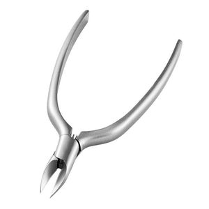 Pince à cuticules en acier inoxydable argenté de haute qualité en gros pour salon spa Logo personnalisé ongles épais des doigts ouverture large de la mâchoire - Product Image 1