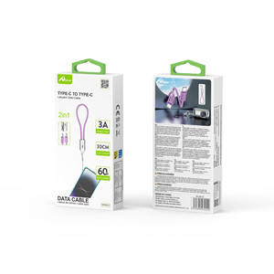 Cable de transferencia de datos tipo C 2EN1 de 30CM, PD60W, 30CM, 2EN1 - Product Image 2