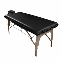 Ensemble de draps imperméables pour table de massage, linge de lit pour soins de spa, housse élastique ajustée pour salon de spa