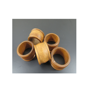 Ronds de serviette en bois Anneaux de forme ronde naturelle pour la décoration de table pour la décoration de table et les accessoires - Product Image 4