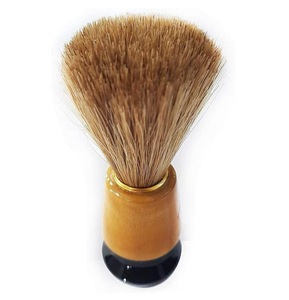 แปรงโกนหนวดฮอร์นพร้อมขนแปรงโกนหนวดด้ามจับแตรสำหรับโกนหนวดและปรับแต่งได้ - Product Image 1