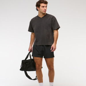 Wholesale-Custom Logo 100% Cotton Boxy <b>Fit</b> Men's <b>T</b>-<b>shirt</b> Heavyweight Vintage Tee <b>Shirts</b> Casual Drop <b>Cropped</b> <b>t</b> <b>Shirt</b> for Men - Product Image 5