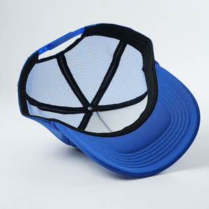 Venta al por mayor de alta calidad de 5 paneles de espuma gorra de camionero con logotipo personalizado impreso gorras de camionero de malla - Product Image 6