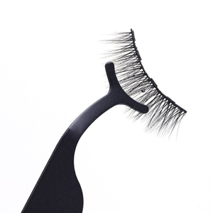 Aplicador de pestañas de plástico de goma, herramienta de pestañas de buena venta, pinzas negras, herramienta cosmética de rizador de pestañas de goma - Product Image 5