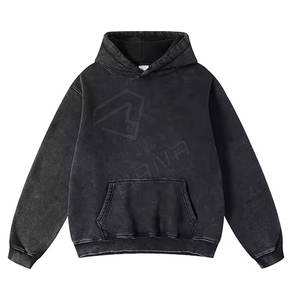 Sudadera con capucha de gran tamaño de algodón 100% para hombre con logotipo personalizado sudadera térmica precio de fábrica para el invierno OEM disponible - Product Image 1