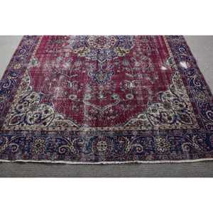 Alfombra Vintage, Alfombra Turca de 7,1x10,1 pies, Alfombra Roja de Lana del Suroeste - Product Image 5