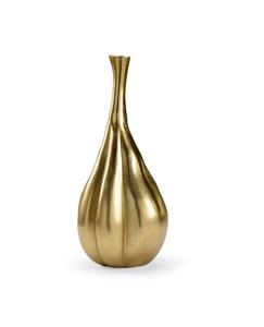Florero de metal de diseño hecho a mano con detalles intrincados, perfecto para una sala de estar de lujo o una decoración de oficina - Product Image 1
