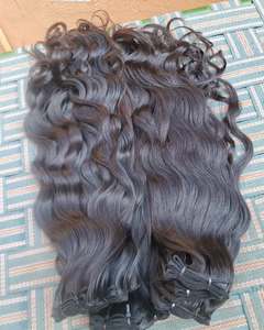 Precio de fábrica Temple Collection Virgin Indian Hair Machine Weft Bundles Extensiones de cabello humano Double Drawn Natural - Product Image 3