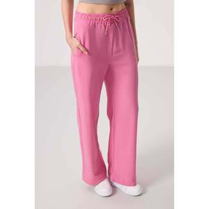 Pantalon Palazzo Femme Tommylife en Lin Coupe Ample Confortable - 94675 Bleu - Beige - Product Image 3