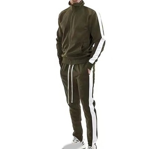 Sudaderas con cremallera personalizadas de fábrica y pantalones de chándal de lana, chándal cortavientos, conjunto ligero para hombres y mujeres de talla grande - Product Image 1