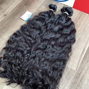 Venta Relámpago de Año Nuevo, Extensiones de Cabello Humano Remy Virgen Vietnamita 100%, Ondulado Natural, Tejido de Encaje, Venta al por Mayor en Existencia - Product Image 3