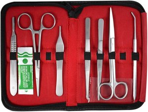 Kit de dissection d'anatomie de base pour étudiants Source d'alimentation manuelle en acier inoxydable pour les cours de biologie et de dissection animale - Product Image 4