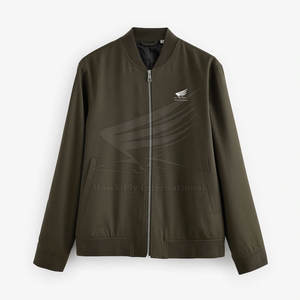 Chaqueta Bomber de Manga Larga para Hombre, Nuevo Diseño, con Logotipo Personalizado en la Parte Delantera, Estilo Urbano, Nailon/Poliéster, Invierno, Servicio OEM - Product Image 1