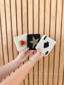 Monedero Bordado a Mano para Mujer con Cuentas de Vidrio, Portamonedas de Cuentas de Vidrio para Mujeres y Niñas - Product Image 4