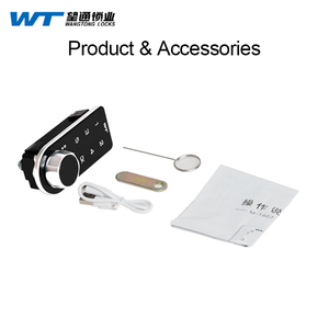 Moda personalizzata casa ufficio senza chiave serratura moderna serratura digitale serratura nera sicura per cassetto armadietto nero - Product Image 5