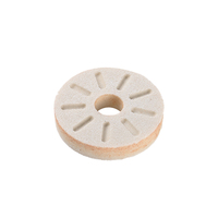 Ensemble de meules à lait de soja de 150 mm WA36P, disque abrasif en céramique de qualité alimentaire à 3 trous, 150x23x32 mm pour machine à tofu