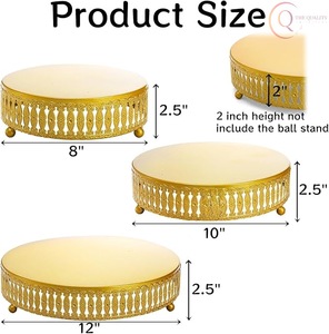 Moderno Soporte para Tartas de Metal de Diseño con Construcción Duradera, Perfecto para Tartas de Cumpleaños, Mostradores de Panadería y Mesas de Celebración - Product Image 2