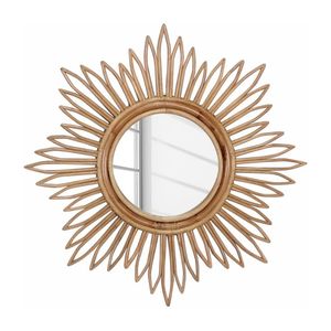 Espejo de ratán Natural, arte Vintage, espejo decorativo para colgar en la pared, diseño moderno, hogar, hoteles, hecho en India - Product Image 1