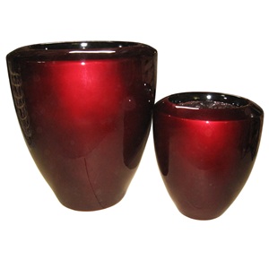 Macetas de Jardín de Fibra de Vidrio de 2 Piezas, Impermeables, para Interiores y Exteriores, Ecológicas, Modernas, de la Más Alta Calidad, de Chau Viet Pottery - Product Image 2