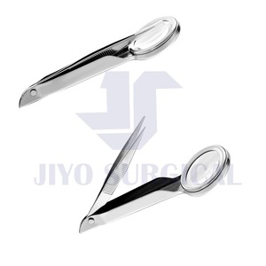 Pince à épiler certifiée CE ISO avec loupe | Pince à épiler en acier inoxydable de précision pour un retrait facile - Product Image 3
