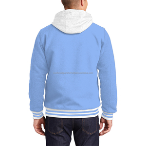 Custom Cotton Fleece Varsity <b>Jacket</b> for <b>Men</b> Premium Quality Branded Letterman <b>Jacket</b> for Wholesale - Product Image 2