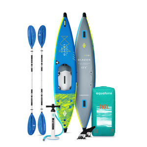 Aquatone ghiacciaio gonfiabile ad alte prestazioni kayak All Drop-Stitch ponte 2 persone 1 persona con accessori - Product Image 1