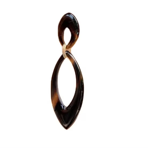 Boucles d'oreilles en corne de buffle bon marché pour femmes et mode Inde bijoux en corne de buffle Costume bijoux faits à la main par glowin fashion - Product Image 6