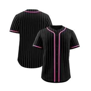 OEM Custom Breathable Quick Dry <b>Baseball</b> Jersey with Classic Design Lightweight Fabric for Team Uniforms and Casual Wear - Product Image 4