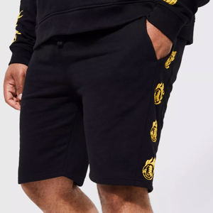 Logo personnalisé du fabricant Short en polaire décontracté à taille moyenne pour hommes de style High Street Plus Clothing-Elastic Mesh Terry 6XL - Product Image 1