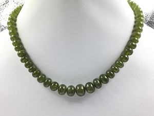 Cuentas de zafiro verde natural lisas para la elaboración de joyería fina, collar de piedras preciosas - Product Image 4