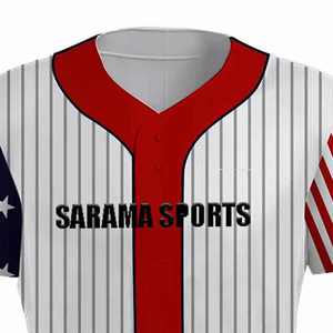 ชุดเบสบอลแบบสั่งทำพร้อมพิมพ์ลายแบบซับลิเมชั่นเต็มตัว ทั้งเสื้อและกางเกง สำหรับทีมเบสบอล - Product Image 3