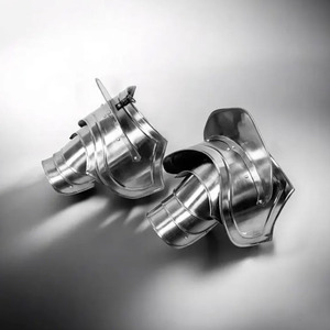 Caballero Medieval Pauldrons Steel Shoulder Armor Gothic Spaulders Set para Cosplay y recreación - Product Image 5