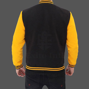 Chaquetas Letterman para Hombre, Cuello Alto, Logotipo Frontal, 100% Algodón, Transpirables, Invierno, Alta Calidad, Venta en Línea, Disponibles - Product Image 2