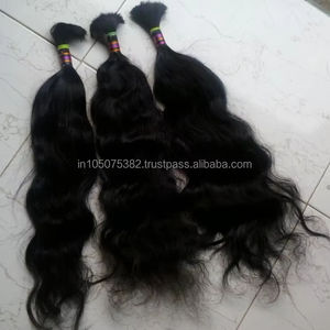 100% Unprocessed Indian Virgin Remy Human <b>Hair</b> for <b>Braids</b> Premium Quality - Product Image 1