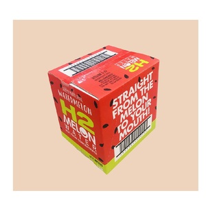 Caja de papel corrugado de colores mezclados plegable cuadrada OEM para bebidas, alimentos, embalaje, contenedor de jugo ranurado para bebidas de Vietnam - Product Image 3