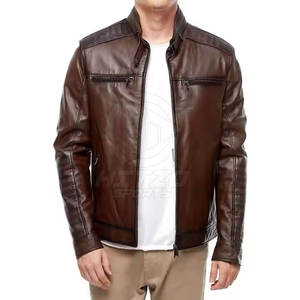 Bon marché, vestes en cuir pour homme, vestes en cuir de couleur personnalisée - Product Image 1