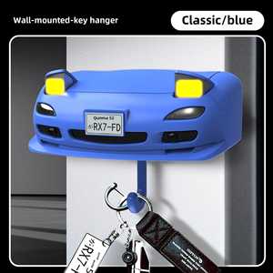 Colgador de Llaves con Gancho, Soporte de Pared para Faros de Coche, de Plástico y Metal, para Hogar, Sala de Estar, Cocina y Oficina - Product Image 4