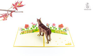 Tarjetas artesanales de animales de papel ecológicas hechas a mano tarjetas artesanales de regalo de boda personalizables de precio competitivo de fábrica de Vietnam - Product Image 2