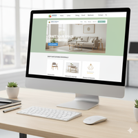 Muebles profesionales Diseño de sitios web Agencia de desarrollo web calificada Construcción de sitios de negocios en línea elegantes y asequibles