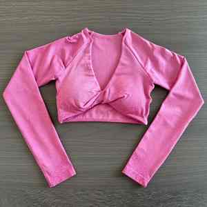 Leggings Deportivos de Cintura Alta para Mujer, Sin Costuras, Elásticos, Transpirables, de Color Sólido, para Yoga y Gimnasio - Product Image 2