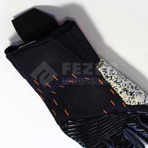 Gants de gardien de but Fezco Industries, qualité professionnelle, cuir de haute qualité, ajustables, respirants, personnalisables, conçus pour le contrôle - Product Image 6