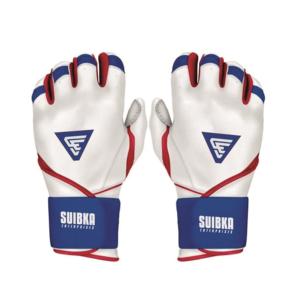 Guantes de Bateo de Béisbol de Cuero de Alta Calidad, Color Personalizado, Logotipo, Material Transpirable, Agarre Suave en la Palma, Cierre de Hebilla para Adultos - Product Image 3