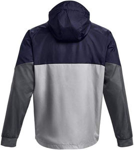 Chaqueta Cortavientos de Lona con Capucha para Hombre, Ligera, Transpirable, Resistente al Viento, para Uso Diario, con Estampado de Letras - Product Image 2