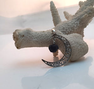 Pendentifs bruts en améthyste naturelle en argent sterling 925 faits à la main Style romantique véritable argent 925 avec pendentifs en améthyste faits à la main - Product Image 3